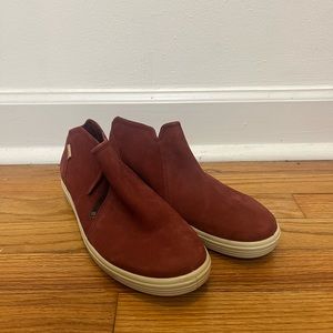 Ecco Maroon Casual Slip-ons Size 9